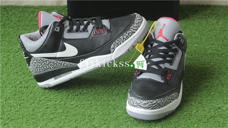 Air Jordan 3 Retro NRG JTH Black White Nike Logo